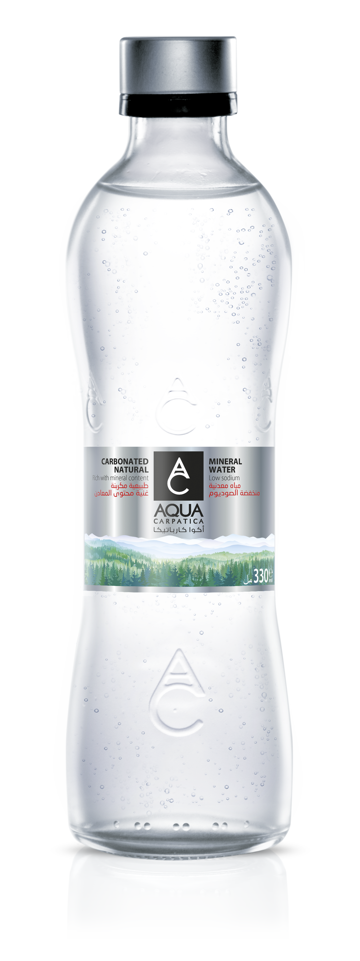 Natural Sparkling Mineral Water 330ml